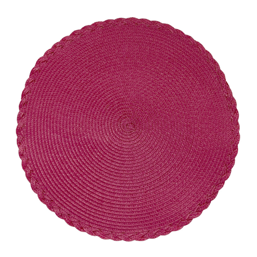 PLACE MAT ROUND - Red