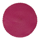 PLACE MAT ROUND - Red