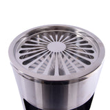 Stainless steel Dustbin with ashtray