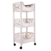 سلة بلاستيكية من 3 طبقات