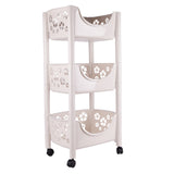 3-tier plastic basket