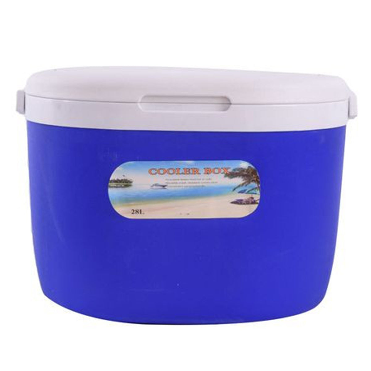 Cooler Box with lid - blue color