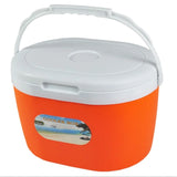 Cooler box with lid - Orange