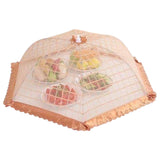 Wuyue Hua Food Cover 18" Rnd Double Pole - Beige