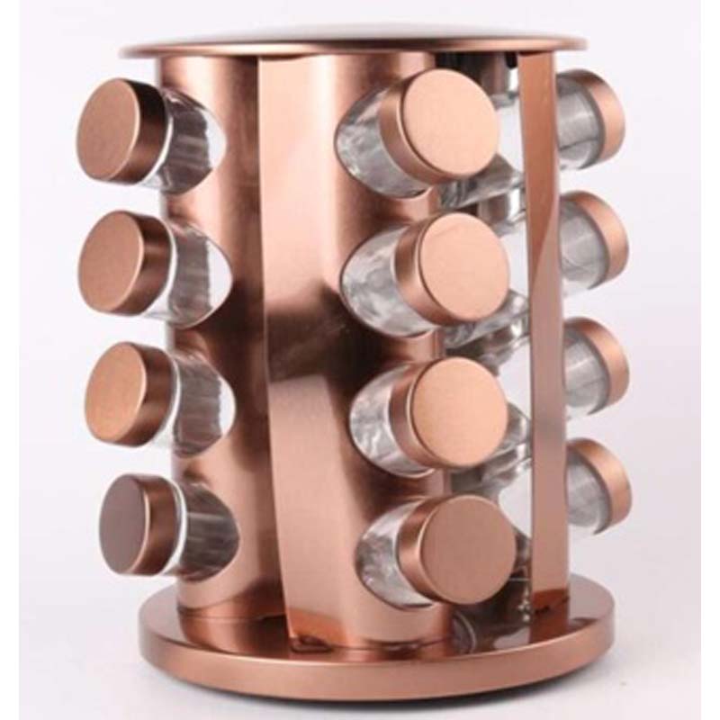20Pc Stainless Steel Spice Set - Copper