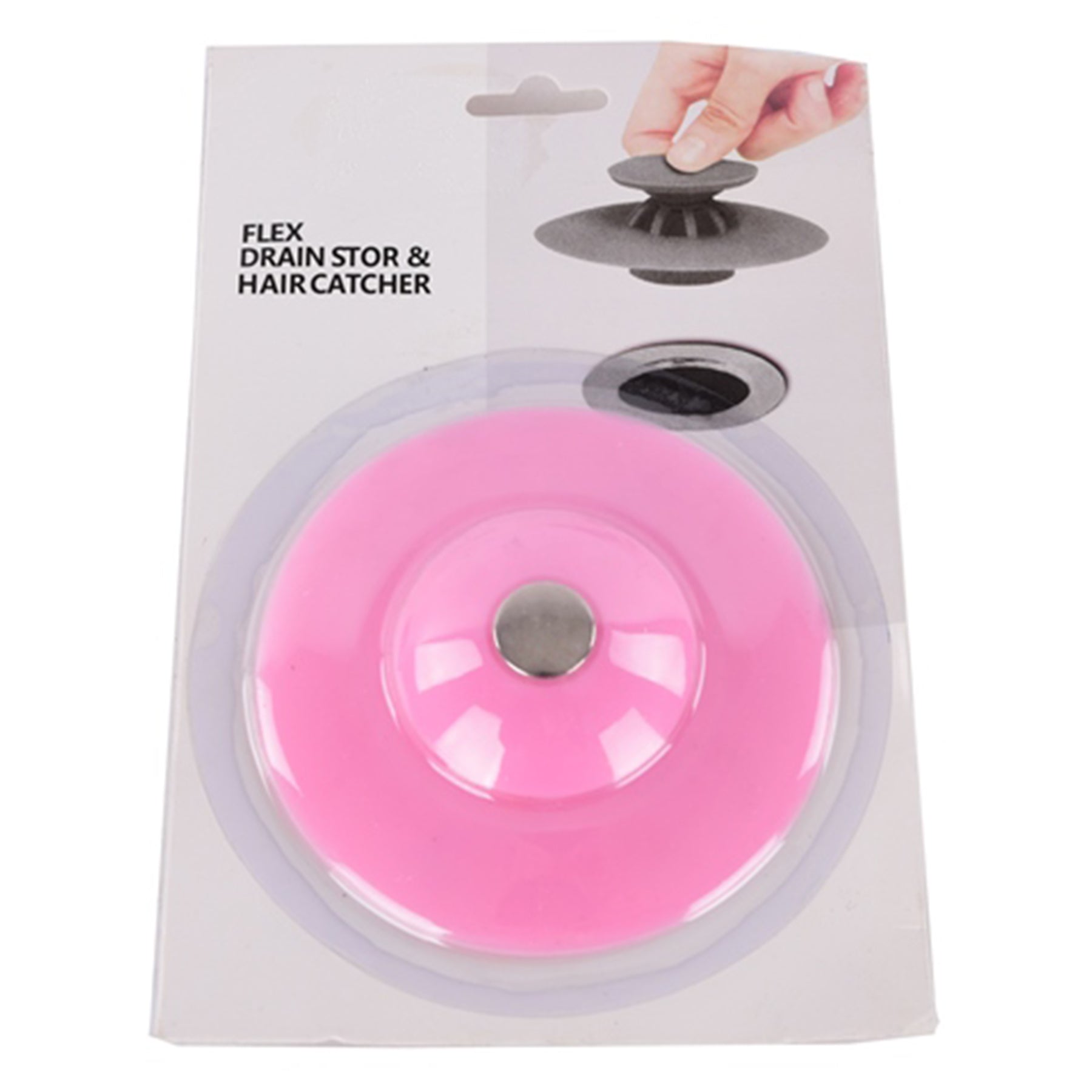 Stopper and Hair Catcher - pink