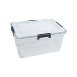 Storage Box With Wheels 55x40x32cm - Transparent