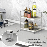 2-tier bathroom shelf