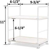 2-tier bathroom shelf