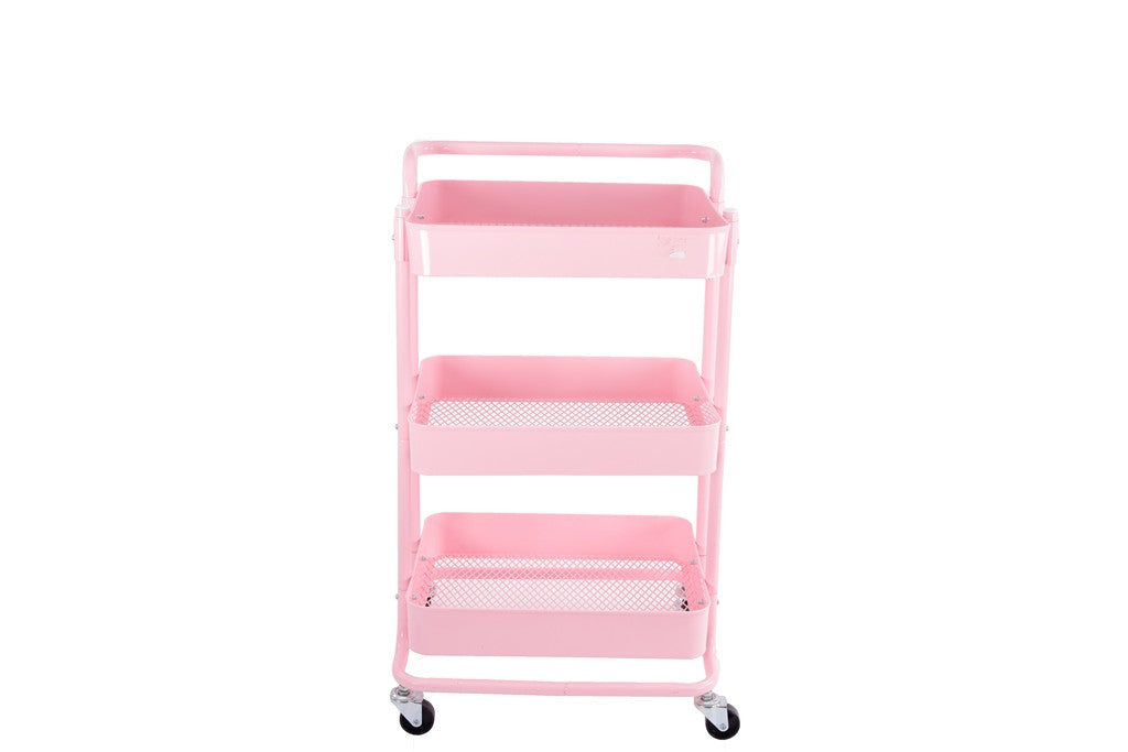 Multi function mobile cart - Pink Color