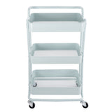 Multi function mobile cart - gray & blue Color