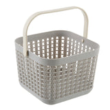 Multi-purpose plastic basket with handle