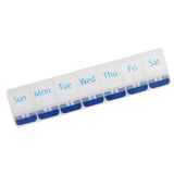 Weekly pill organizer