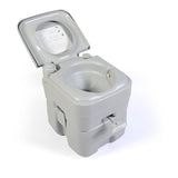 Hand Pump Dual-Flush Toilet 20L - Gray