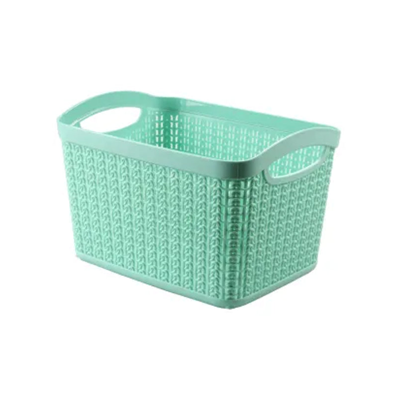 Basket Blue 33.5X27.5X12Cm - Blue