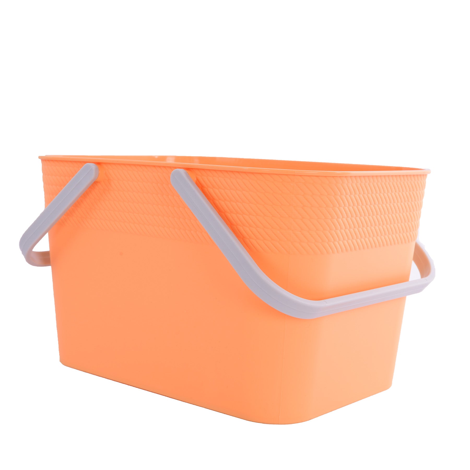Basket with handles - yellow