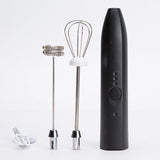 Adjustable Milk Frother, Black Color