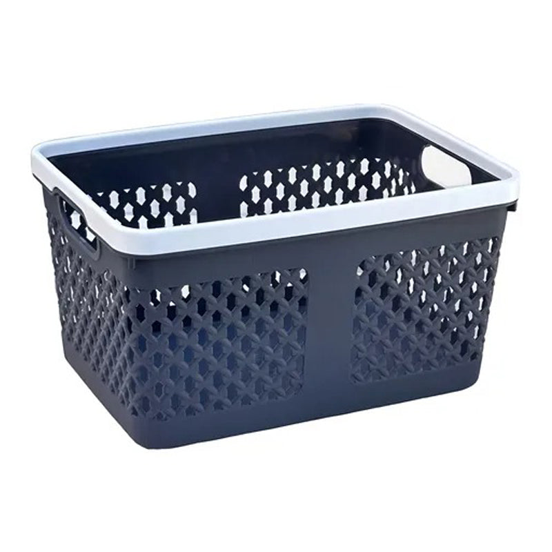 Plastic Storage Box L- Grey