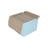 Storage Box - Blue & Beige