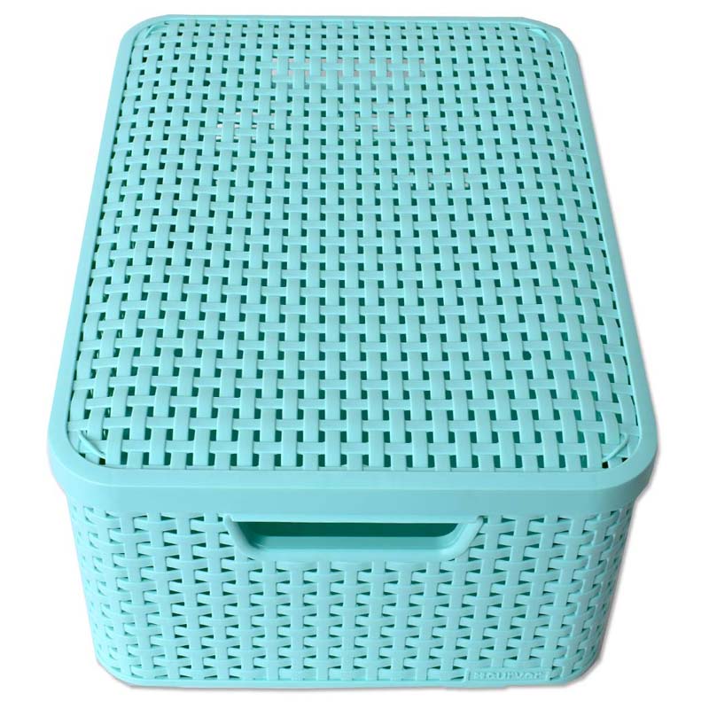 Storage Box 28X19.5X14Cm - Blue