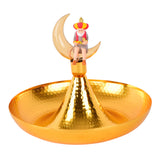 Large Plate with LED light- Gold Color