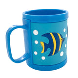 Child mug - fish- blue
