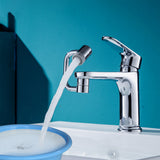 Universal extension faucet splash spray head