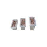 3 Pcs Storage Box 10X6.8X7.3Cm- Clear