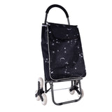 كيس تسوق مع عجلات - أسود