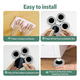 4pcs washing machine Anti vibration pads