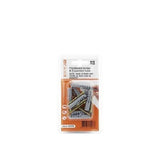 Braun Fibreboard Screw & Expansion Tube-Gray