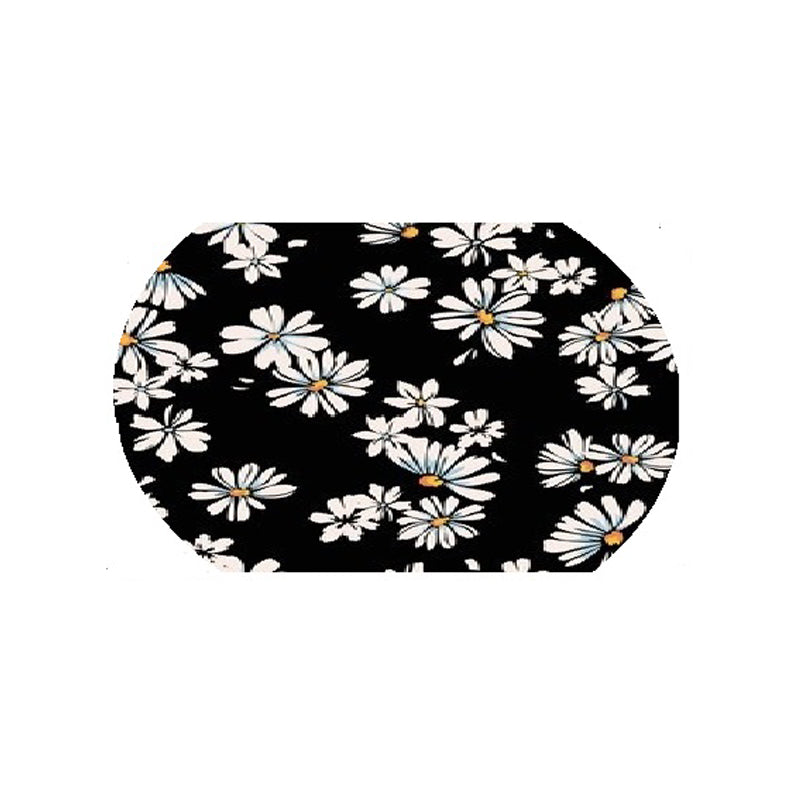 Rugsun Oval Rubber Floor Mat 40X60Cm-Blue