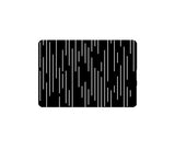 Rectangular Rubber Floor Mat – 50 × 80 Cm-Black