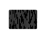 Rectangular Rubber Floor Mat –50 × 100Cm-Black-White