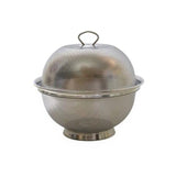 Fruit Bowl With Lid M - Gold