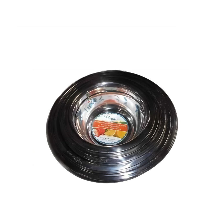 Stainless Bowl With Hole 26Cm-Silver