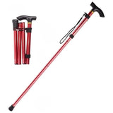Folding Walking Cane - Brown