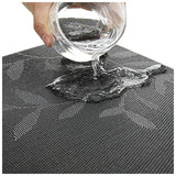 6Pcs Place Mat 30X45Cm - Black