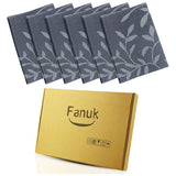 6Pcs Place Mat 30X45Cm - Black
