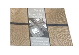 Easy Life 6Pcs Place Mat Gold 30X45Cm-Beige