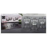 6Pc Coffee Cup Box-Clear