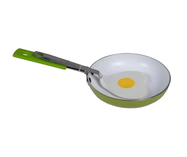 Frying Pan With Spoon 14Cm - Green