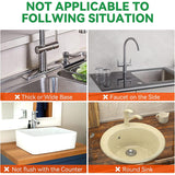 Kitchen sink splash guard -45x14cm