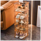 5-Layer Shoes Shelf - Coffee