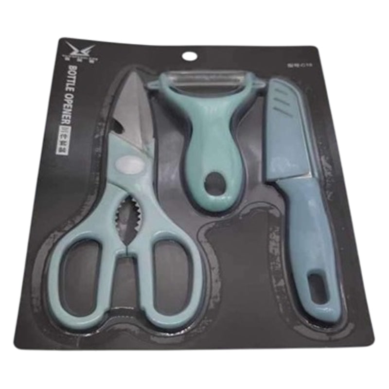 3Pc Kitchen Set-Blue