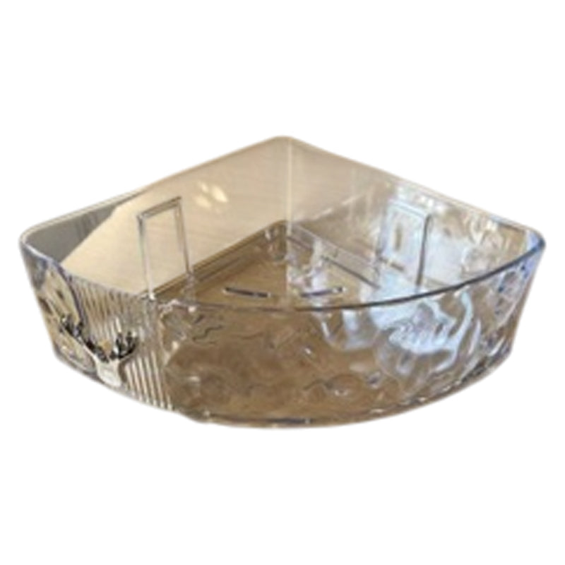 Triangle Storage Box W/Traceless Sticker 30X21X6Cm- Clear