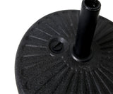 Plastic Round Umbrella Base - Black