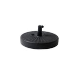 Plastic Round Umbrella Base - Black