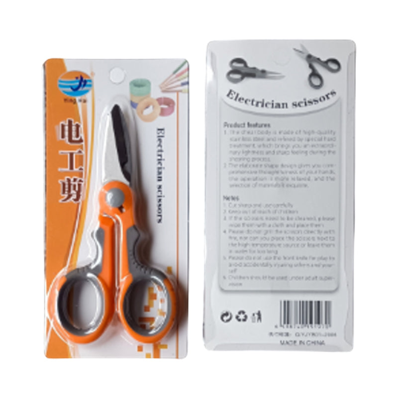 Stainless Steel Scissors-Orange