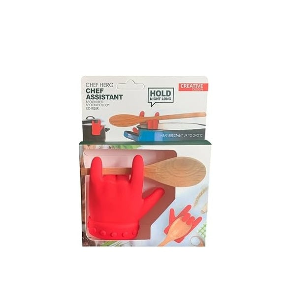 Chef Hero Spoon Holder-Red